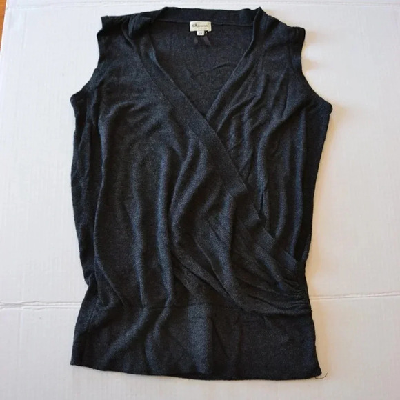 Crossover  Sweater Vest - Picture 1 of 5